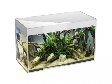 AQUAEL (АКВАЭЛЬ) - AQUARIUM SET GLOSSY ST 100 D&N WHITE, Аквариумный комплекс, белый, 215 л, 100x40x63 см