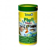 Tetra (Тетра) - Phyll Flakes, Полноценный корм с растительными ингредиентами для ежедневного питания декоративных рыб любого размера, хлопья, 100 мл