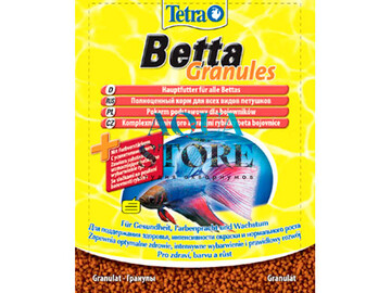 Tetra (Тетра) - Betta Granules, Полноценный корм для петушков, 5 г