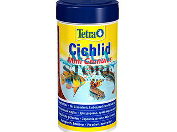 Tetra (Тетра) - Cichlid Mini Granules, Полноценный корм для маленьких и карликовых цихлид, мини гранулы, 250 мл