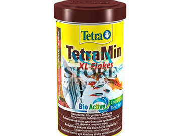 Tetra (Тетра) - Min XL Flakes, Полноценный корм для всех видов рыб большего размера, хлопья, 1 л