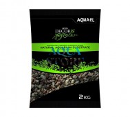 AQUAEL (АКВАЭЛЬ) - NATURAL MULTICOLORED GRAVEL 3-5 мм, Аквариумный грунт, 2 кг