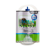 Aquael (Акваэль) - GRAVEL & GLASS L, Грунтоочиститель (сифон) со скребком для аквариума, 33 см