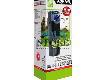 AQUAEL (АКВАЭЛЬ) - UNI FILTER 500 UV, Внутренний фильтр c ультрафиолетом для аквариума до 200 л