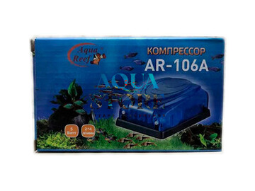 Aqua Reef (Аква Риф) - AR-106A, Воздушный двухканальный компрессор для аквариума до 200 л