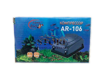 Aqua Reef (Аква Риф) - AR-106, Воздушный двухканальный компрессор для аквариума до 150 л