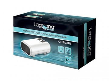 Laguna (Лагуна) - YE-LD10, Одноканальный аккумуляторный компрессор для аквариума до 90 л