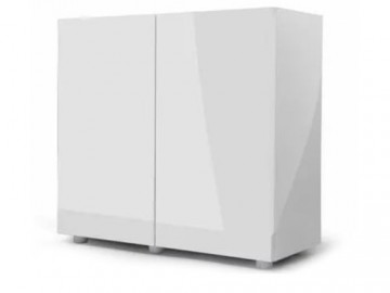 AQUAEL (АКВАЭЛЬ) - GLOSSY 100 WHITE, тумба для аквариума 215 л, белый, 100x40x72 см