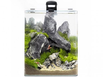 AQUAEL (АКВАЭЛЬ) - OPTIBENT BLACK SET 30, Аквариумный комплекс, черный, 29 л, 29х29х35 см