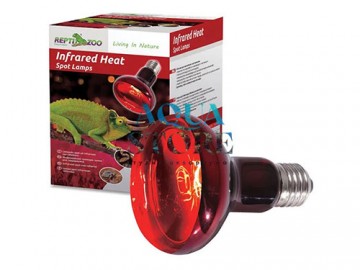 REPTI-ZOO (РЕПТИ-ЗОО) - Infrared Heat Spot Lamps, Инфракрсная Греющая Лампа Для Террариумов, 60 w