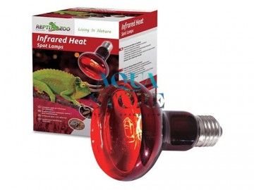 REPTI-ZOO (РЕПТИ-ЗОО) - Infrared Heat Spot Lamps, Инфракрсная Греющая Лампа Для Террариумов, 75 w