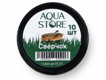AQUASTORE (АКВАСТОР) - Сверчок замороженный, 10 шт